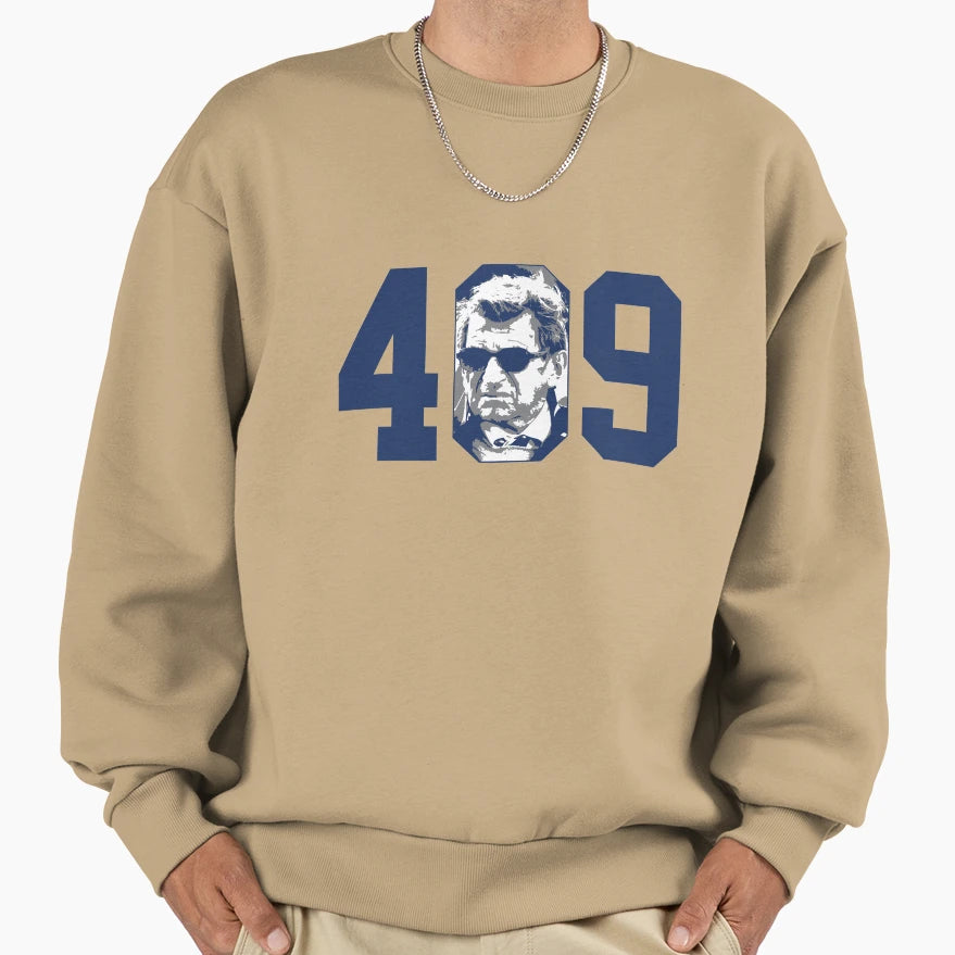 409 Joe Paterno Sweatshirt - Trendy Graphic Men Women - T-Shirt, Sweatshirt, Hoodie