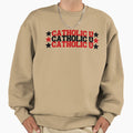 Starry Eyed Catholic University Sweatshirt - Graphic Print for Adults - T-Shirt, Sweatshirt, Hoodie