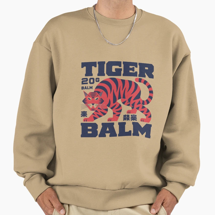 Tiger Balm Sweatshirt - Fun Novelty Design Men Women - T-Shirt, Sweatshirt, Hoodie