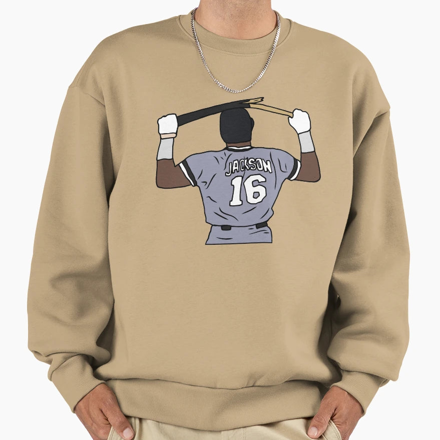 Bo Jackson Breaking Bat Sweatshirt - Unique Graphic Men Women - T-Shirt, Sweatshirt, Hoodie