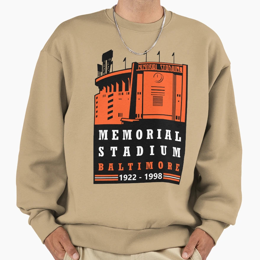Memorial Stadium Sweatshirt - Unique Graphic Unisex - T-Shirt, Sweatshirt, Hoodie