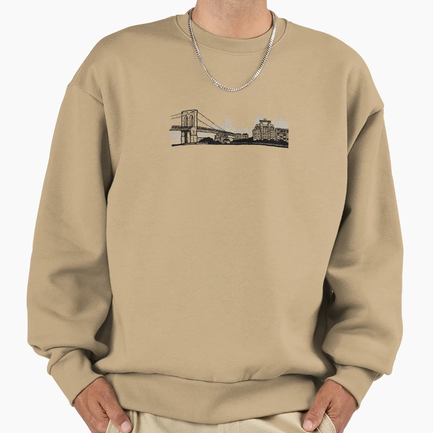 Brooklyn Watchtower New York Sweatshirt - Streetwear Style for Adults - T-Shirt, Sweatshirt, Hoodie