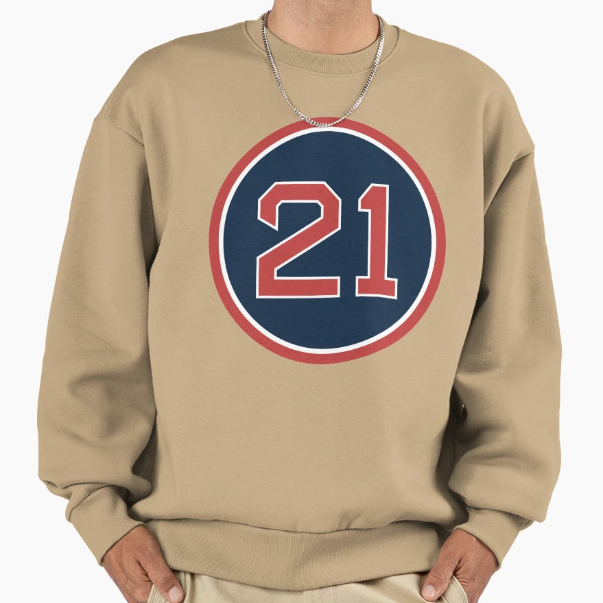 Roger Clemens 21 Jersey Number Sweatshirt - Custom Art Print Men Women - T-Shirt, Sweatshirt, Hoodie