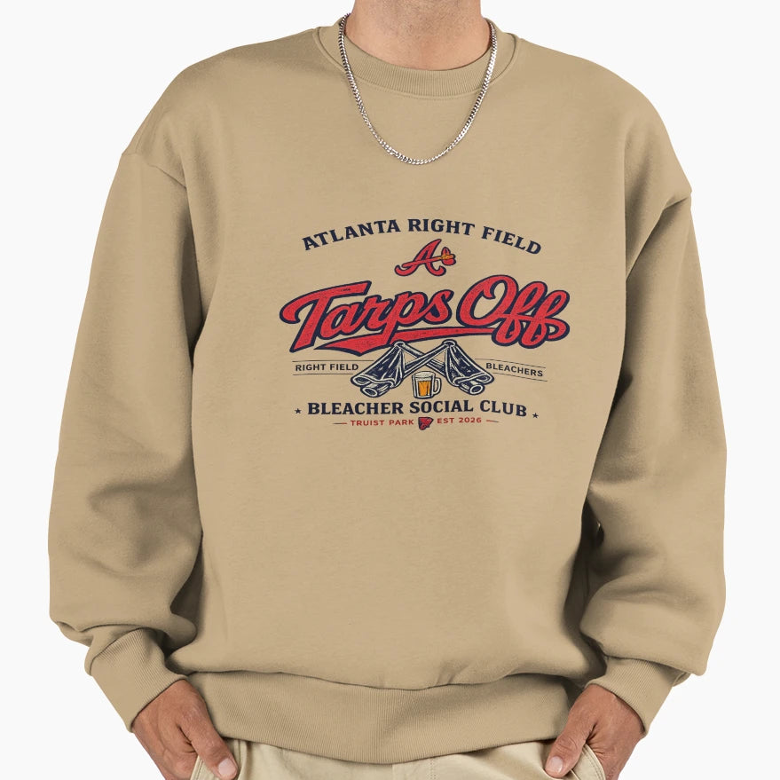 Atlanta Tarps Off Bleacher Social T-Shirt - Minimalist Print Men Women - T-Shirt, Sweatshirt, Hoodie