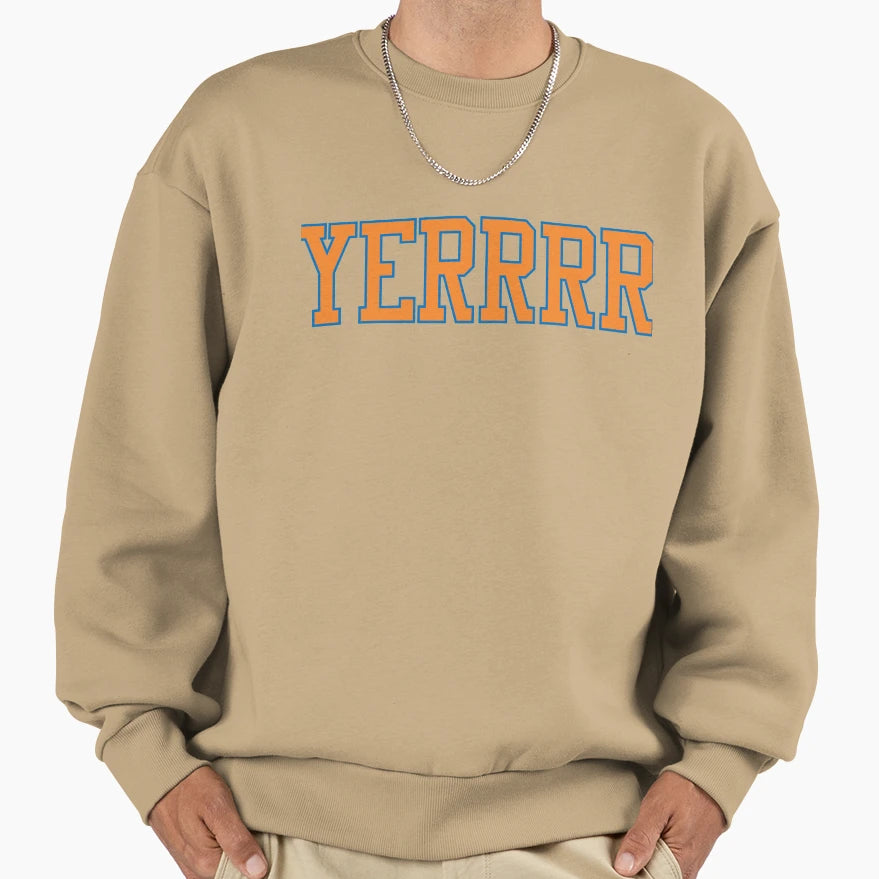 Yerrrr Basketball Sweatshirt - Minimalist Print for Adults - T-Shirt, Sweatshirt, Hoodie