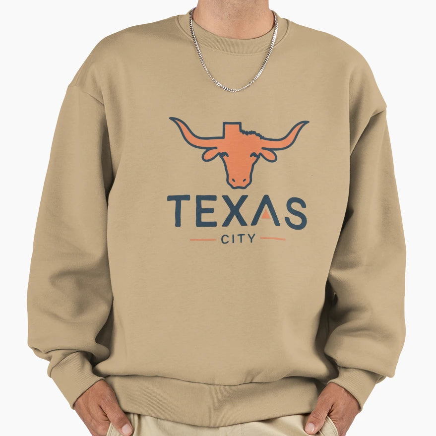 Texas City Sweatshirt - Graphic Print Men Women - T-Shirt, Sweatshirt, Hoodie