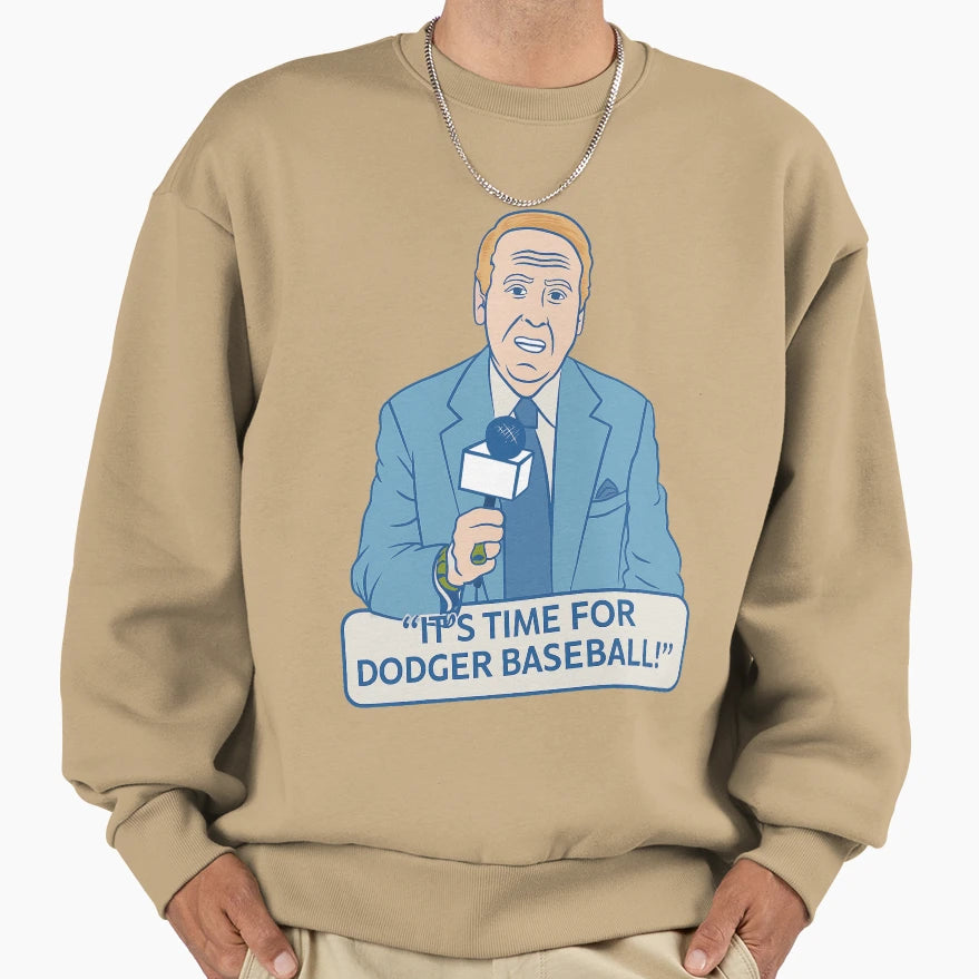 Baseball Time Sweatshirt - Graphic Print Unisex - T-Shirt, Sweatshirt, Hoodie
