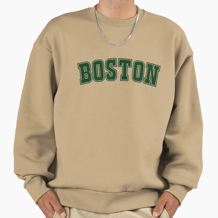 Boston Massachusetts Sweatshirt - Unique Graphic Men Women - T-Shirt, Sweatshirt, Hoodie