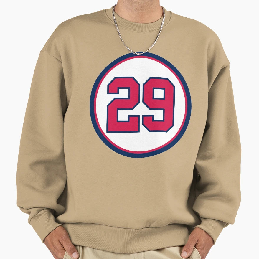 John Smoltz 29 Jersey Number Sweatshirt - Graphic Print for Adults - T-Shirt, Sweatshirt, Hoodie