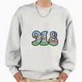 Tulsa 918 Area Code Skyline Sweatshirt - Minimalist Print Unisex - T-Shirt, Sweatshirt, Hoodie