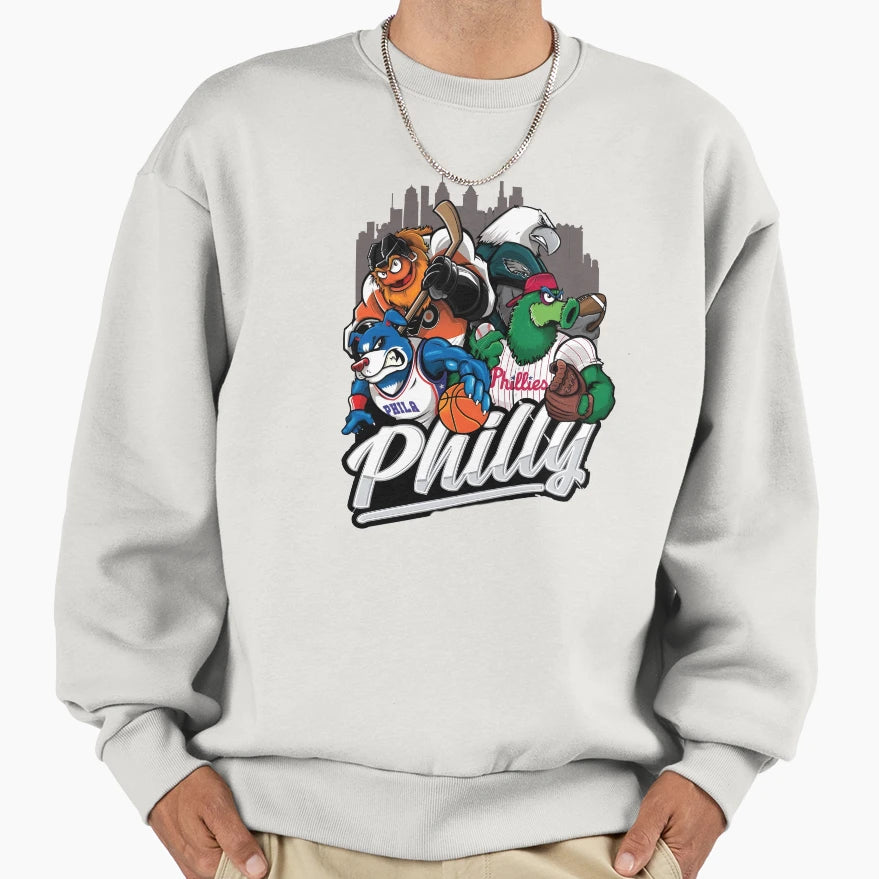 New City Series Philly Sweatshirt - Novelty Apparel Unisex - T-Shirt, Sweatshirt, Hoodie