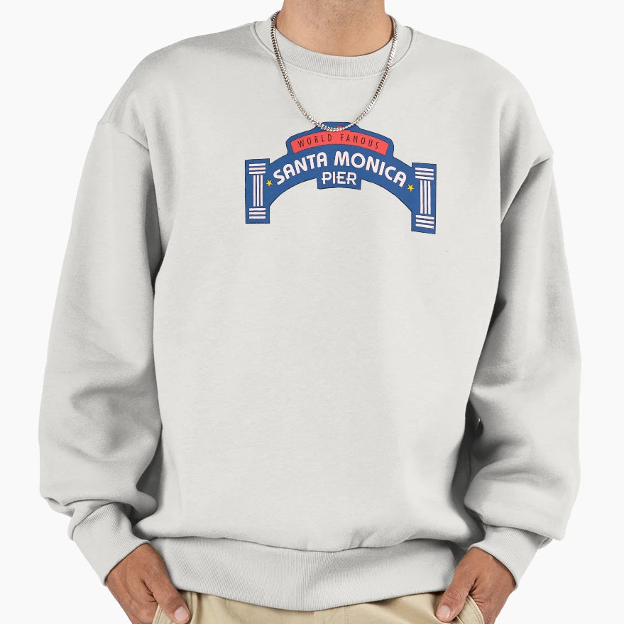 Santa Monica Pier Sweatshirt - Novelty Apparel Unisex - T-Shirt, Sweatshirt, Hoodie