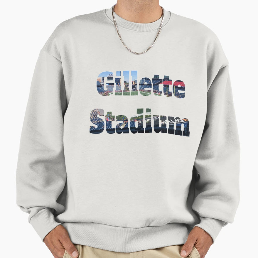 Gillette Stadium Sweatshirt - Aesthetic Graphic Men Women - T-Shirt, Sweatshirt, Hoodie