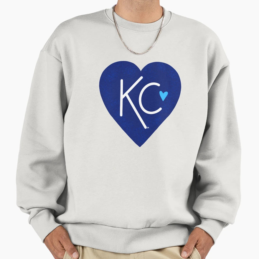 Kc Love Navy Blue Sweatshirt - Fun Novelty Design Unisex - T-Shirt, Sweatshirt, Hoodie