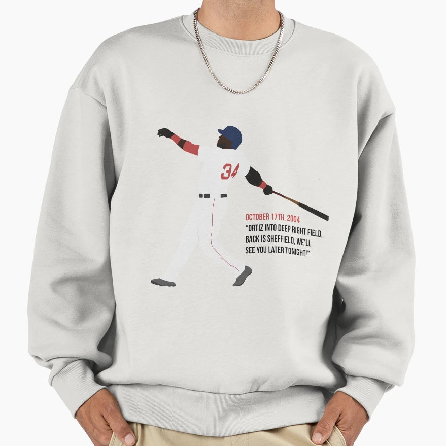 David Ortiz 2004 Sweatshirt - Trendy Graphic Unisex - T-Shirt, Sweatshirt, Hoodie
