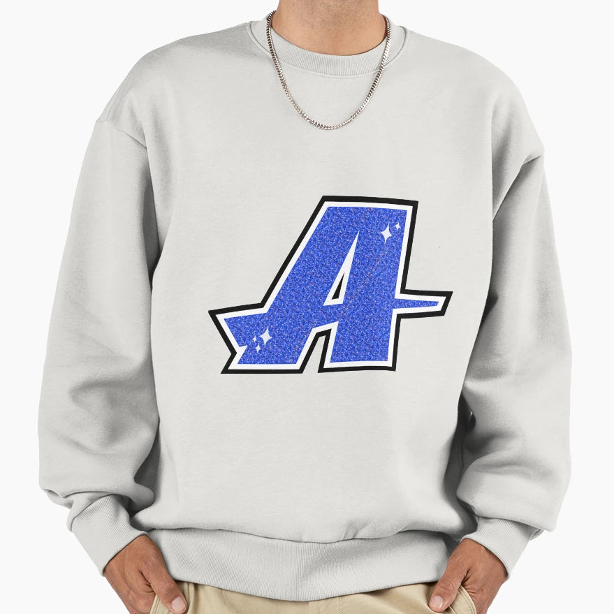 Sparkly Assumption College Letter Sweatshirt - Aesthetic Graphic Men Women - T-Shirt, Sweatshirt, Hoodie