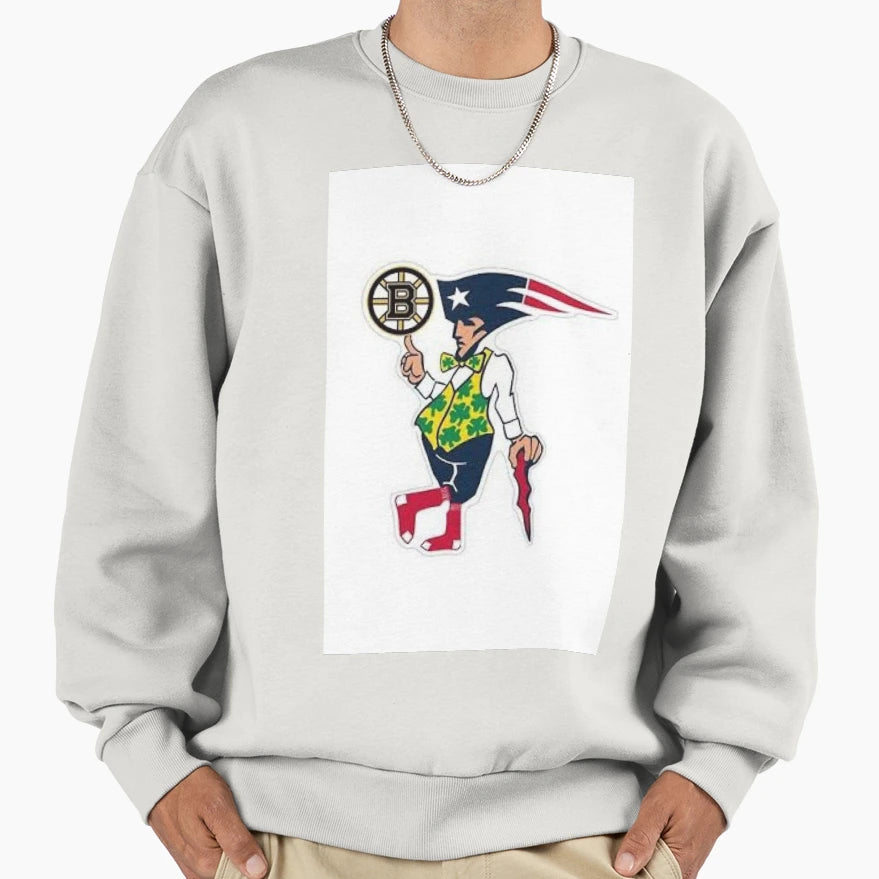 Boston Sports Sweatshirt - Aesthetic Graphic Men Women - T-Shirt, Sweatshirt, Hoodie