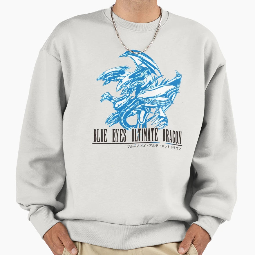 Blue Eyes Ultimate Dragon Sweatshirt - Casual Everyday Wear Men Women - T-Shirt, Sweatshirt, Hoodie
