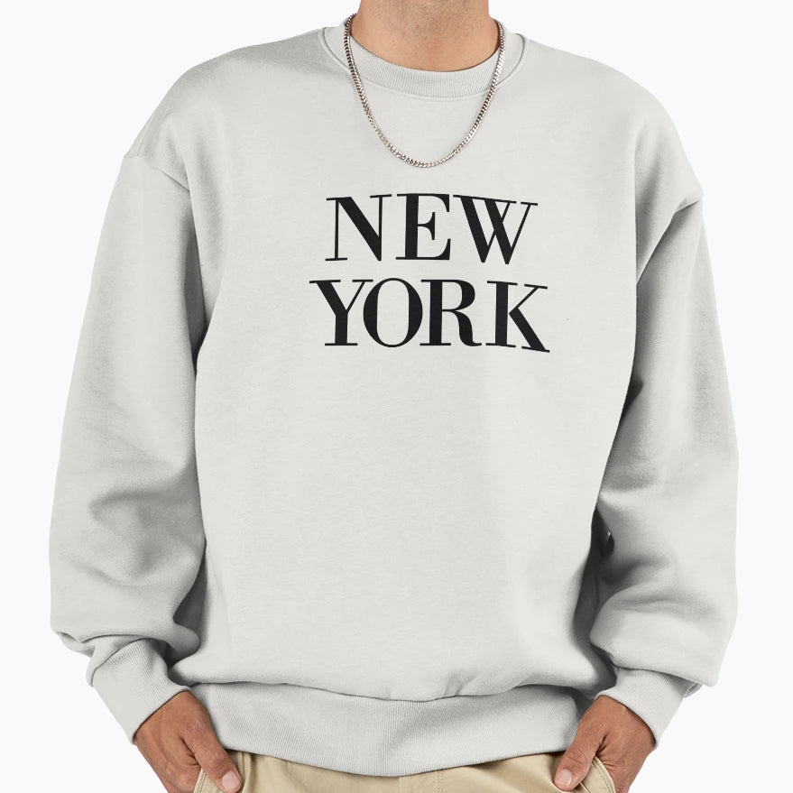 New York Sweatshirt - Minimalist Print Unisex - T-Shirt, Sweatshirt, Hoodie