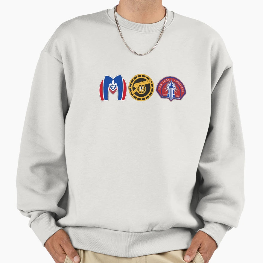 Ny Admirals Montreal Metros Boston Sweatshirt - Fun Novelty Design Unisex - T-Shirt, Sweatshirt, Hoodie
