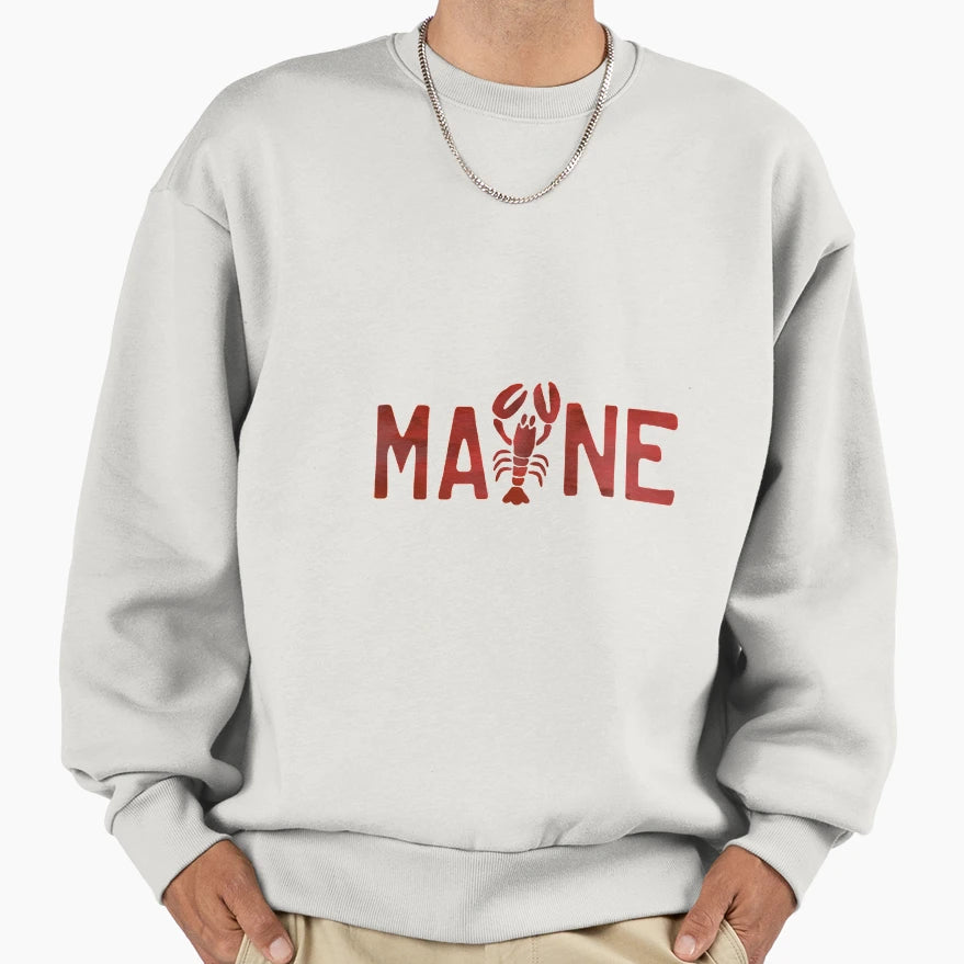 Maine Sweatshirt - Custom Art Print Unisex - T-Shirt, Sweatshirt, Hoodie