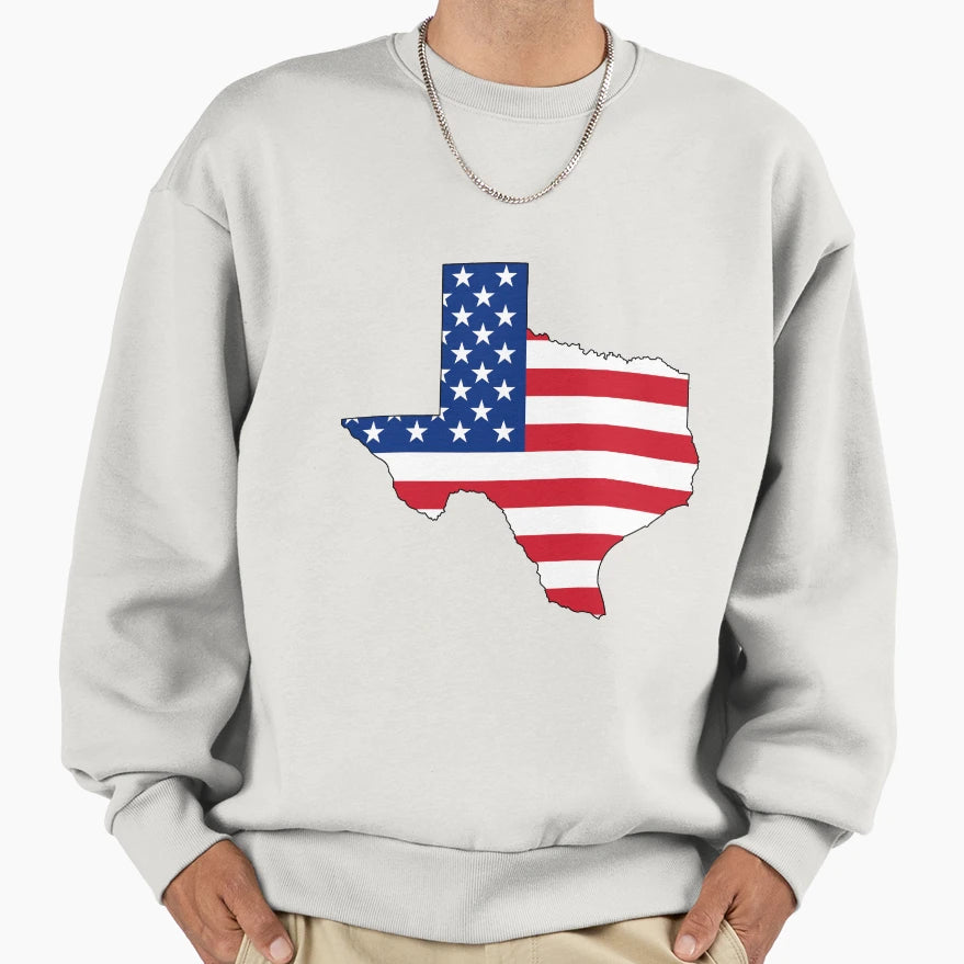 Texas Usa Sweatshirt - Trendy Graphic Men Women - T-Shirt, Sweatshirt, Hoodie