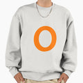 Orange Color Letter O Sweatshirt - Graphic Print Unisex - T-Shirt, Sweatshirt, Hoodie