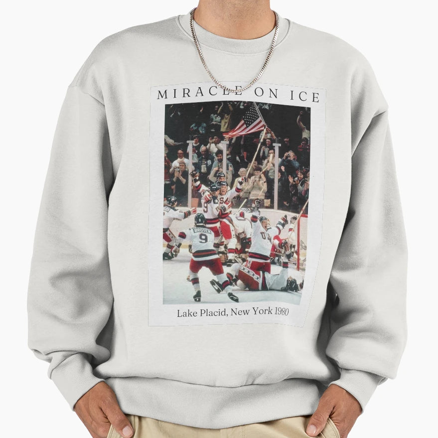 Miracle Ice Sweatshirt - Trendy Graphic Men Women - T-Shirt, Sweatshirt, Hoodie