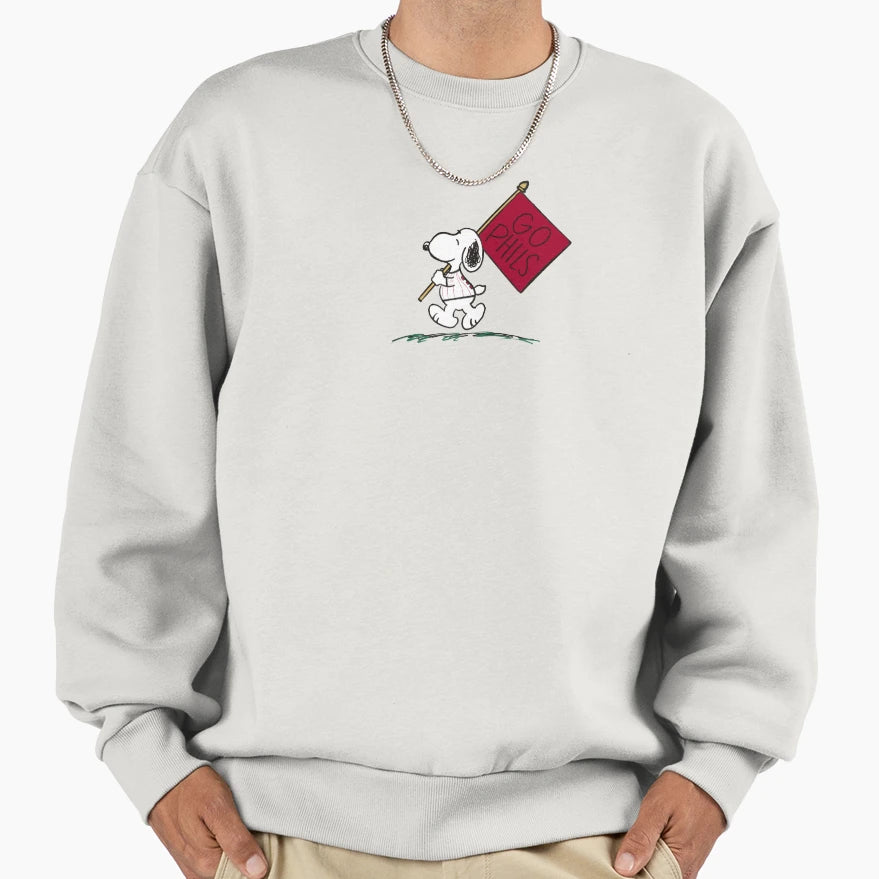 Phils Pup Sweatshirt - Minimalist Print for Adults - T-Shirt, Sweatshirt, Hoodie