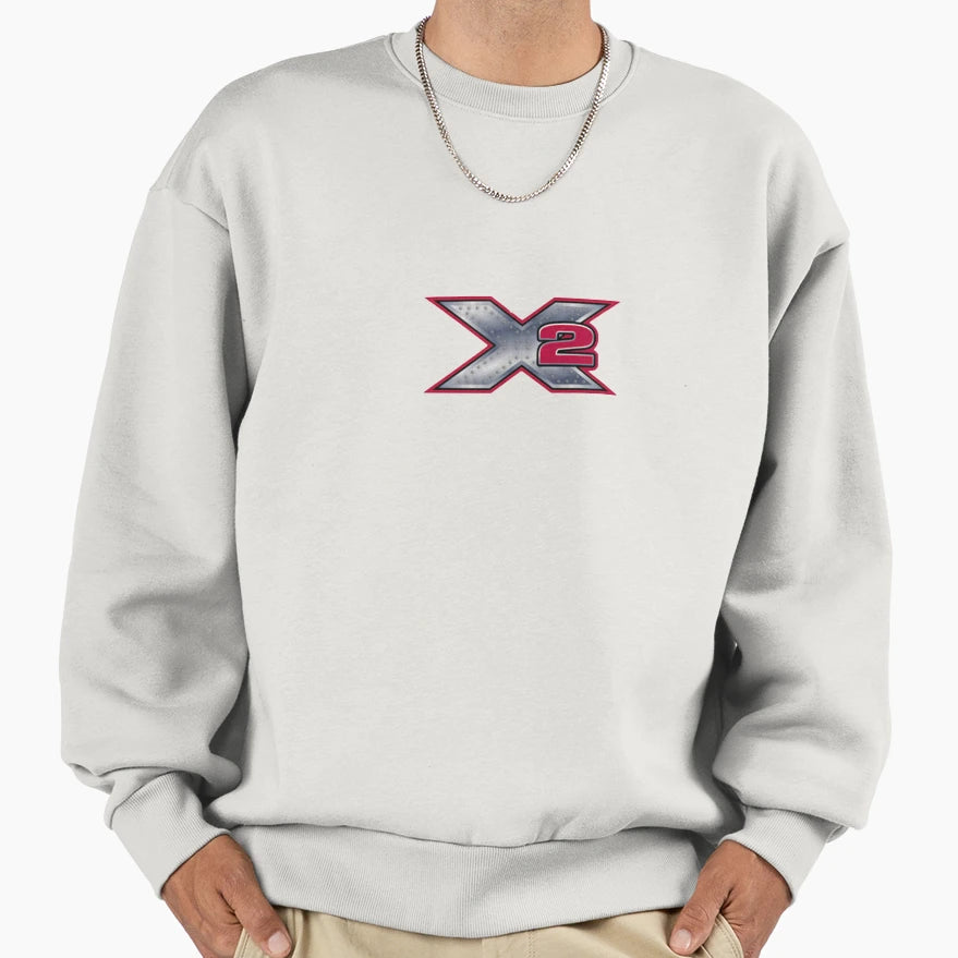 X2 Logo Sweatshirt - Graphic Print for Adults - T-Shirt, Sweatshirt, Hoodie