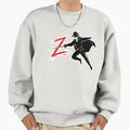 Zorro Dynamic Z Sword Slash Art Sweatshirt - Aesthetic Graphic Unisex - T-Shirt, Sweatshirt, Hoodie