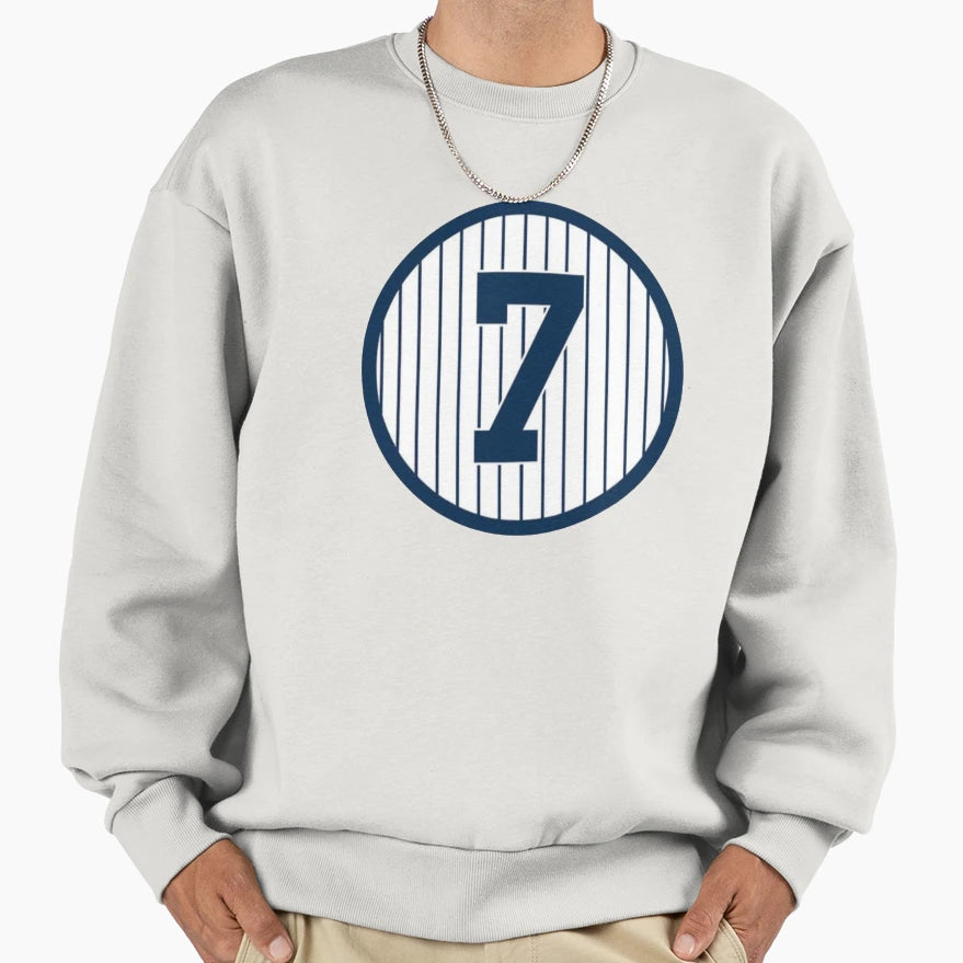 Mickey Mantle New York 7 Sweatshirt - Casual Everyday Wear Unisex - T-Shirt, Sweatshirt, Hoodie