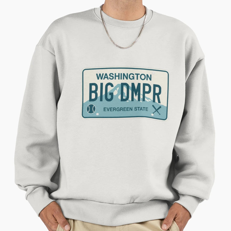 Cal Raleigh Big Dumper License Plate Sweatshirt - Custom Art Print Unisex - T-Shirt, Sweatshirt, Hoodie
