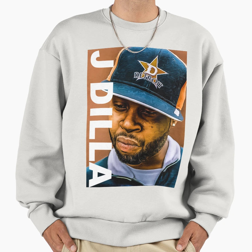 J Dilla Art Sweatshirt - Graphic Print for Adults - T-Shirt, Sweatshirt, Hoodie