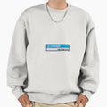 Cta Chicago Blue Line Sign Sweatshirt - Minimalist Print for Adults - T-Shirt, Sweatshirt, Hoodie