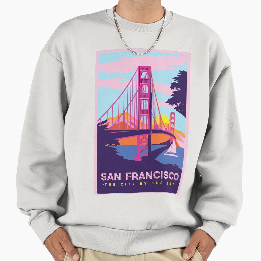 San Francisco Sweatshirt - Aesthetic Graphic Unisex - T-Shirt, Sweatshirt, Hoodie