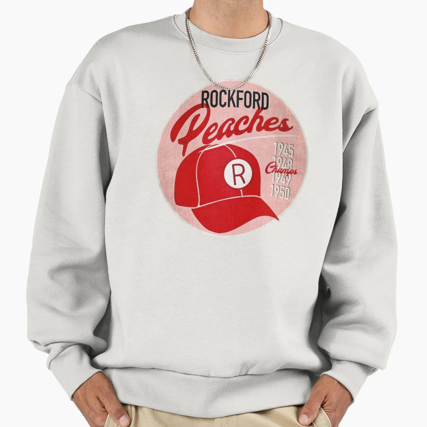 Rockford Peaches Aagpbl Rockford Sweatshirt - Minimalist Print Unisex - T-Shirt, Sweatshirt, Hoodie