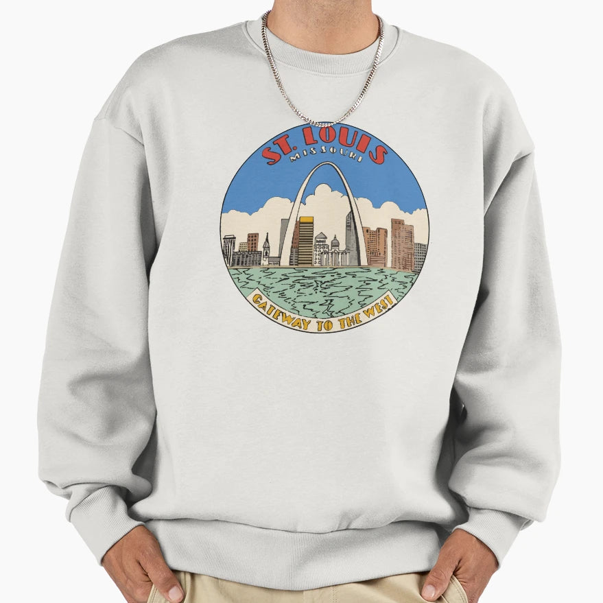 St Louis Missouri Sweatshirt - Unique Graphic Unisex - T-Shirt, Sweatshirt, Hoodie