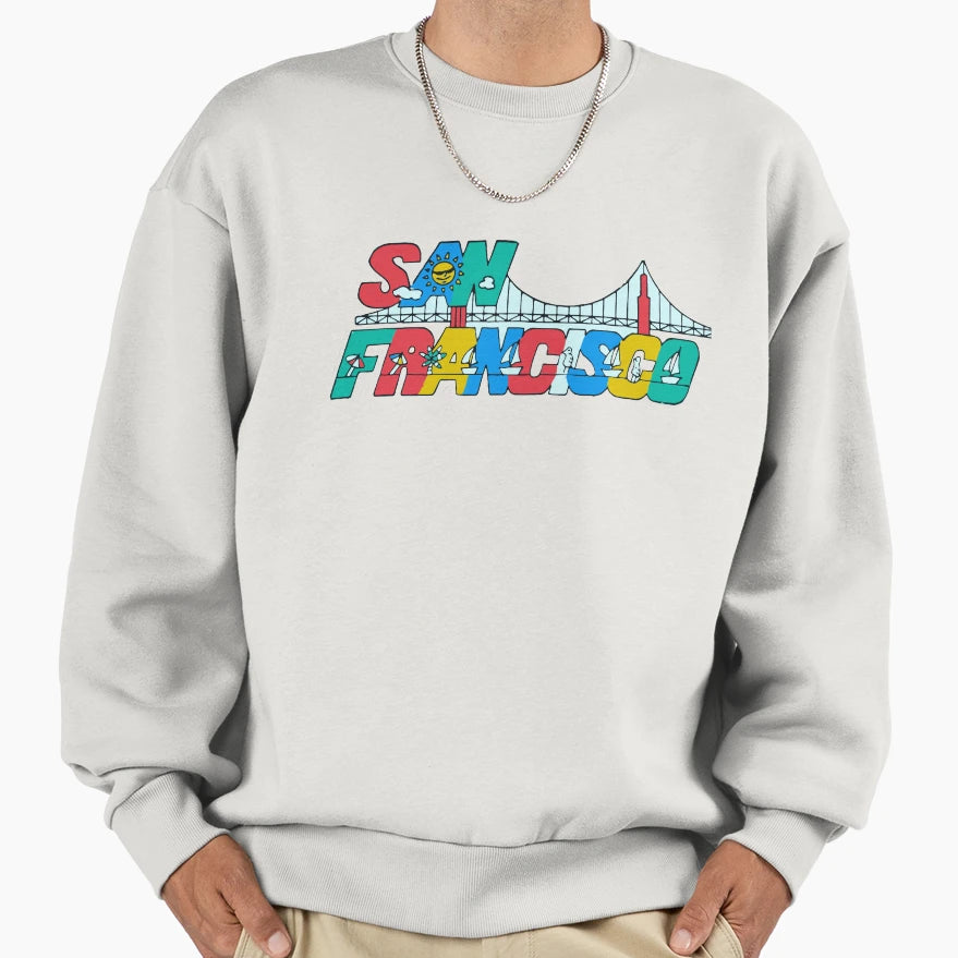 San Francisco Sweatshirt - Fun Novelty Design Unisex - T-Shirt, Sweatshirt, Hoodie