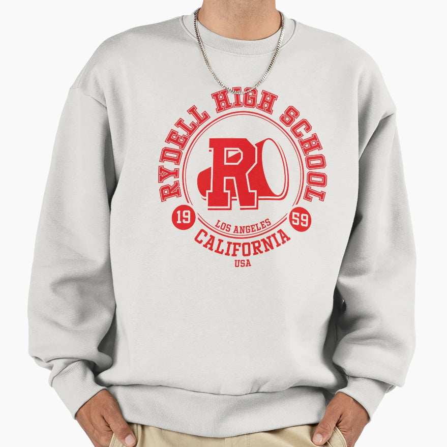 Rydell High School Sweatshirt - Casual Everyday Wear Men Women - T-Shirt, Sweatshirt, Hoodie