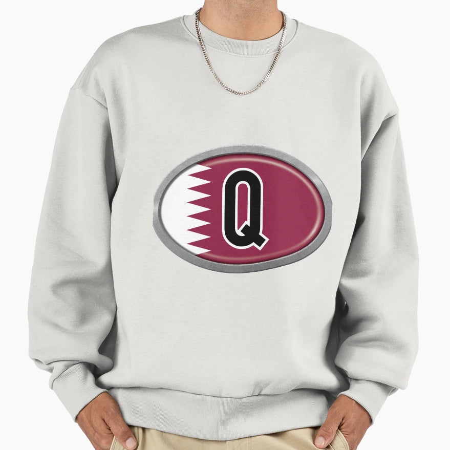 Qatar International Vehicle Code Sweatshirt - Fun Novelty Design Men Women - T-Shirt, Sweatshirt, Hoodie