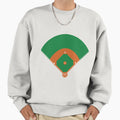 Baseball Field Sweatshirt - Aesthetic Graphic Men Women - T-Shirt, Sweatshirt, Hoodie