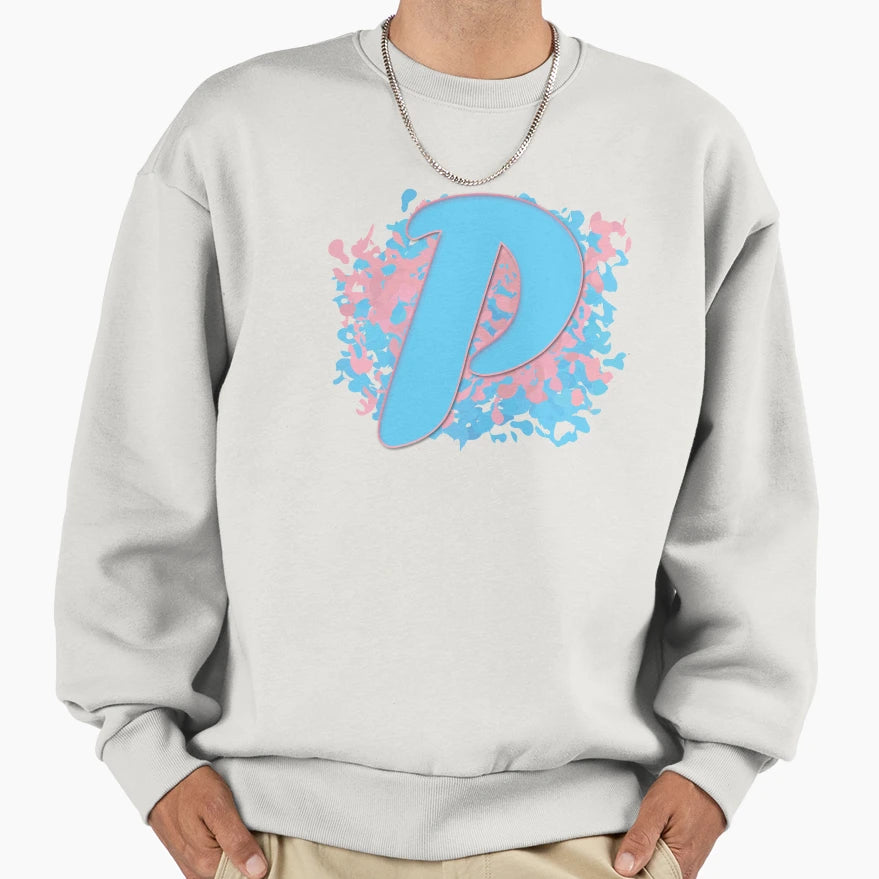 Trans P Letter Trans Letter P Sweatshirt - Casual Everyday Wear Men Women - T-Shirt, Sweatshirt, Hoodie