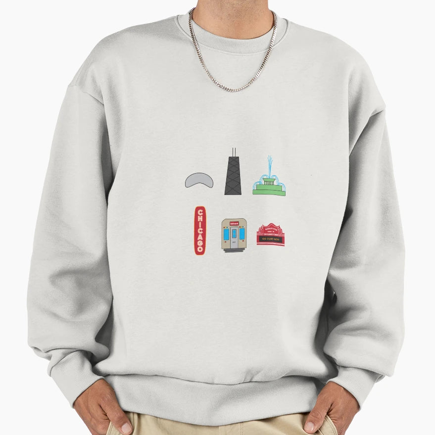 Chicago Pack Sweatshirt - Casual Everyday Wear for Adults - T-Shirt, Sweatshirt, Hoodie