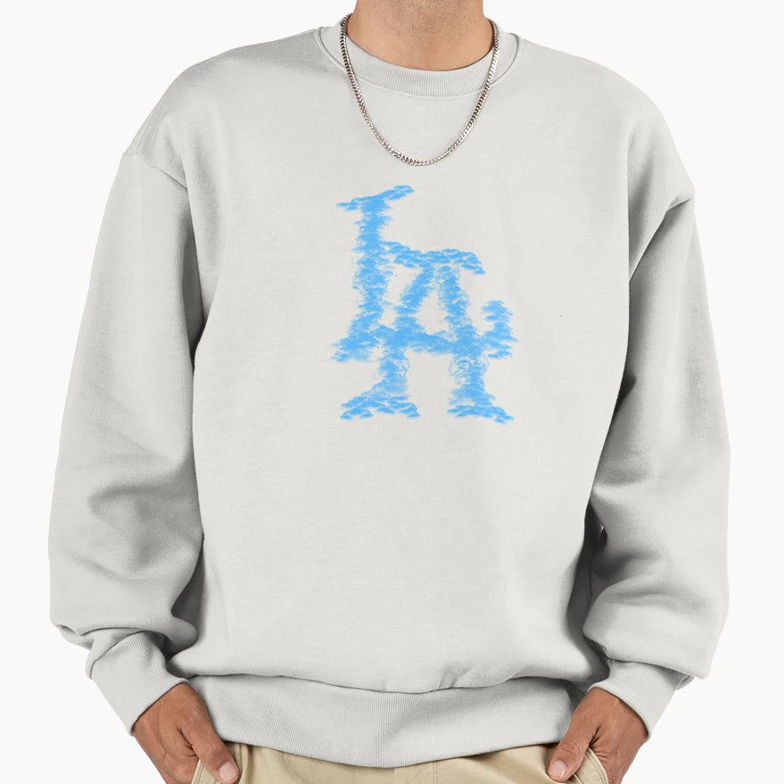 Los Angeles Clouds Sweatshirt - Graphic Print Unisex - T-Shirt, Sweatshirt, Hoodie