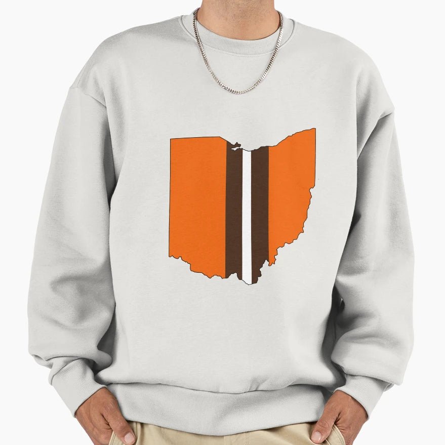 Cleveland Football Sweatshirt - Aesthetic Graphic Unisex - T-Shirt, Sweatshirt, Hoodie