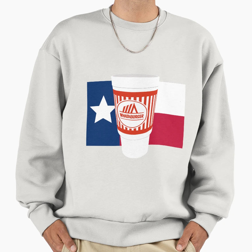 Whataburger Texas Sweatshirt - Graphic Print for Adults - T-Shirt, Sweatshirt, Hoodie