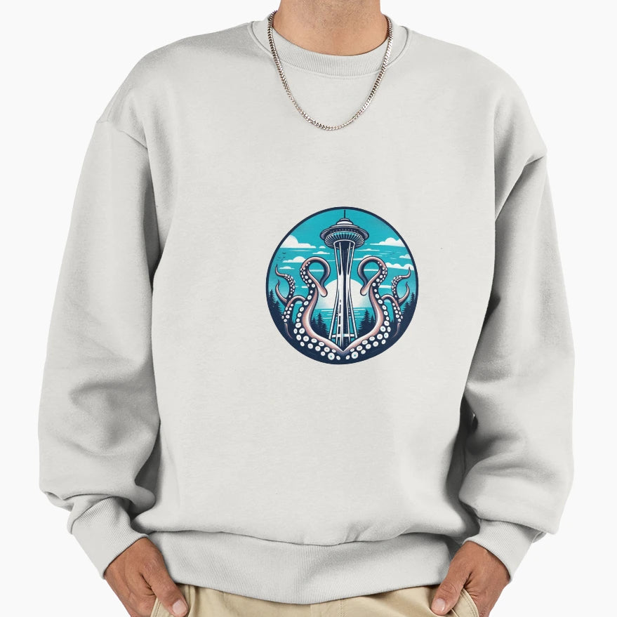 Seattle Kraken Sweatshirt - Unique Graphic for Adults - T-Shirt, Sweatshirt, Hoodie