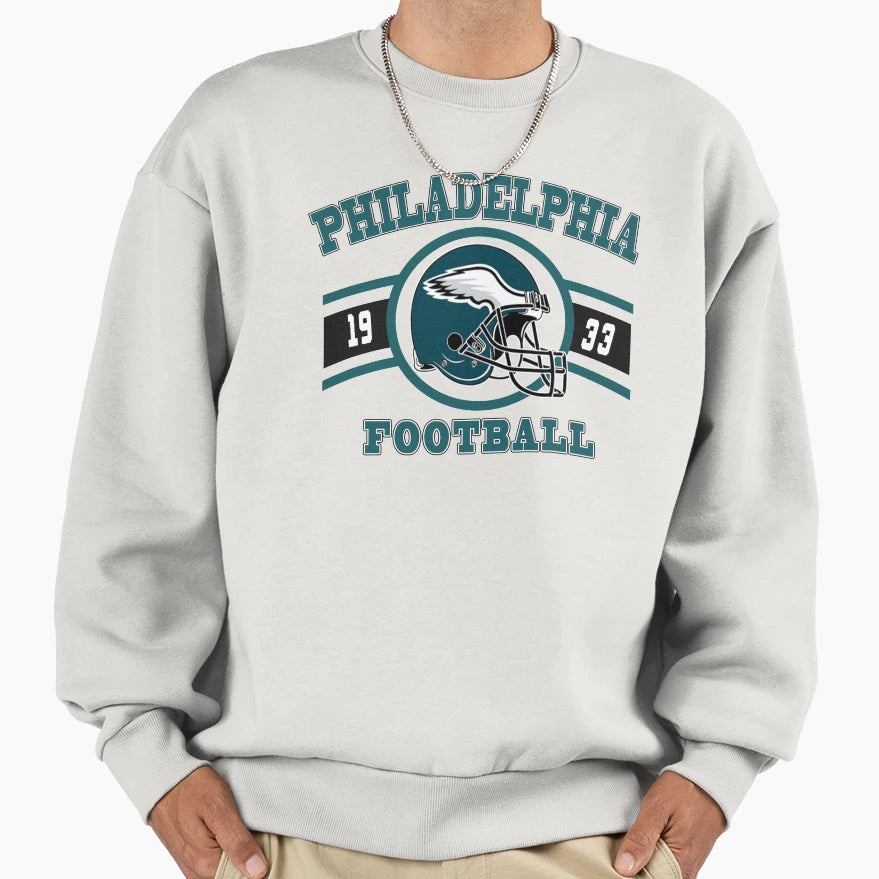 Philadelphia Football Sweatshirt - Fun Novelty Design for Adults - T-Shirt, Sweatshirt, Hoodie