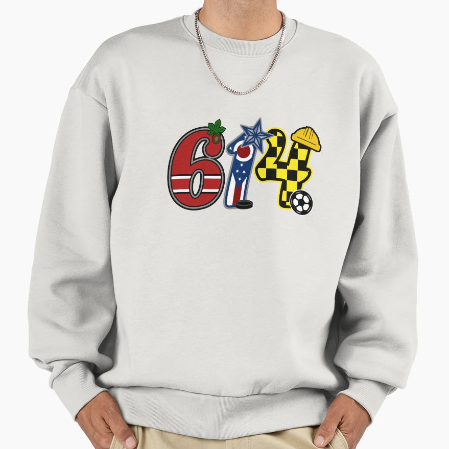 614 Columbus City Sweatshirt - Aesthetic Graphic Unisex - T-Shirt, Sweatshirt, Hoodie